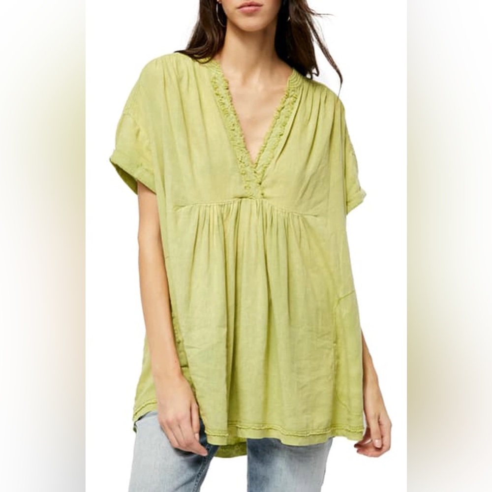 Free People Getaway with Me Tunic - Frosted Fern - XS - NWT!!